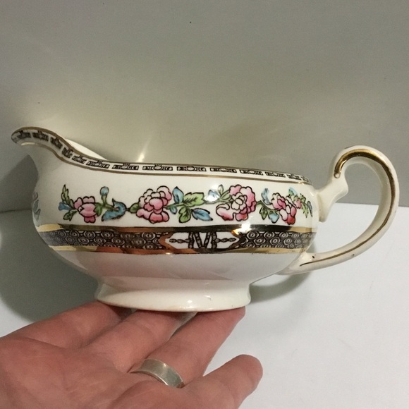 Vintage/Antique Alfred Meakin Ironstone Bengal Tree large creamer - Picture 2 of 12